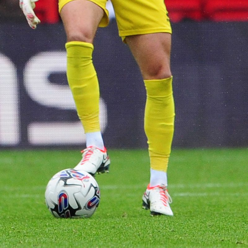 Cheltenham Town yellow goalkeeper socks