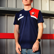 Load image into Gallery viewer, Cheltenham Town FC training and managers t-shirt in blue