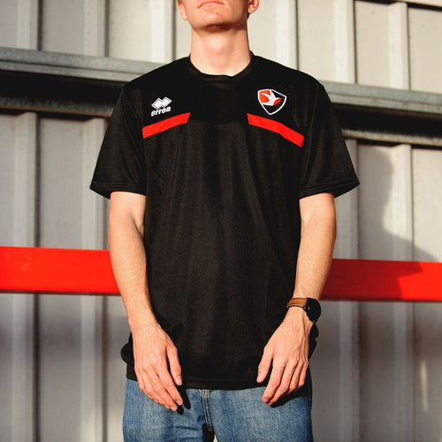 Cheltenham Town FC training and managers t-shirt in black