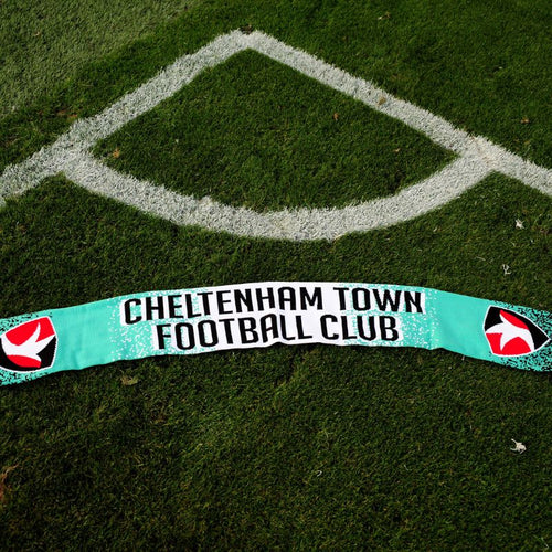 Cheltenham Town FC scarf in mint