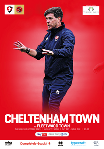 Cheltenham Town vs Fleetwood Town Programme