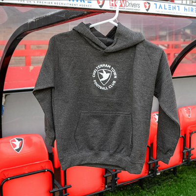 Cheltenham Town FC junior hoodie in dark grey